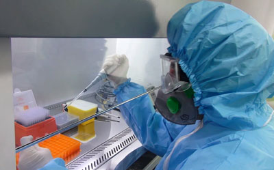 گزارش تصویری از افتتاح آزمایشگاه میکروب شناسی