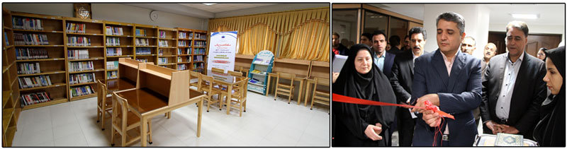 کتابخانه تخصصی دانشکده بهداشت دانشگاه علوم پزشکی گناباد افتتاح شد