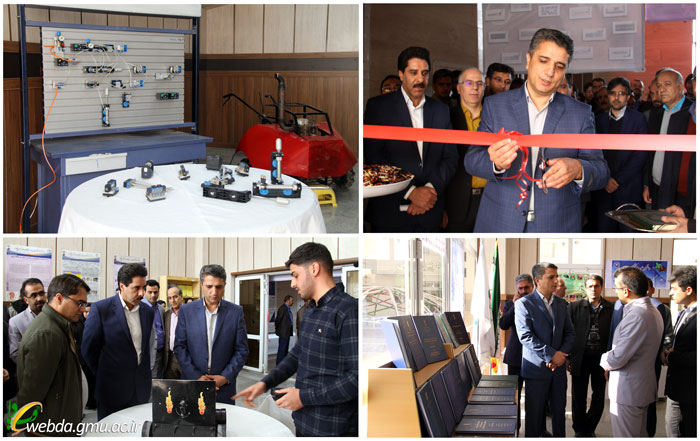 افتتاح نمایشگاه دستاوردهای پژوهشی و فناوری دانشگاه‌ها و مراکز آموزش عالی شهرستان در دانشگاه علوم پزشکی